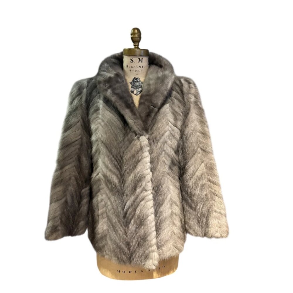 Hudson Bay Silver Fur Coat, Large